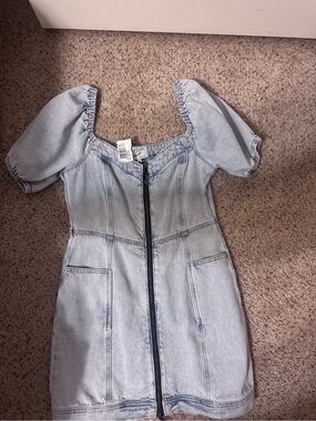 Twelve by Twelve Light Blue Denim Mini Dress